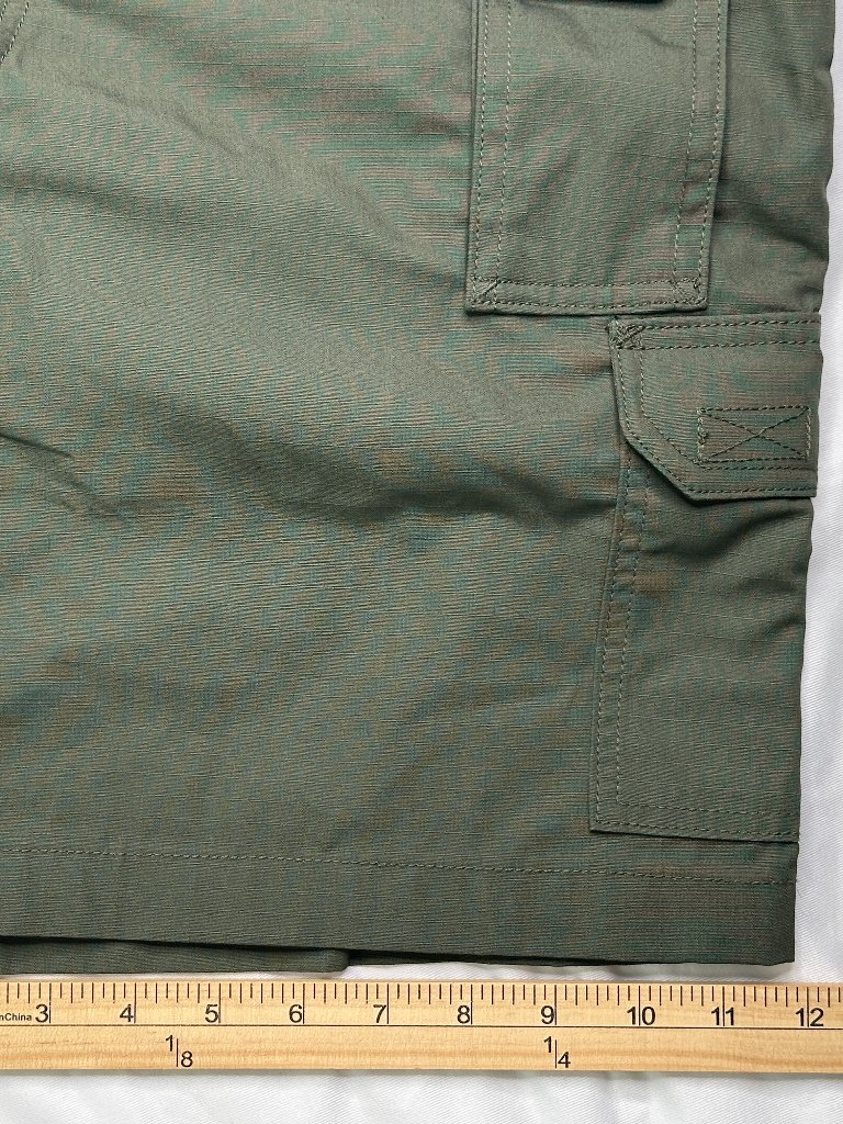 5.11 Tactile Shorts Mens 30 Cargo Green Elastic-Waist-Sides Zipper Nwt — image 7 of 8